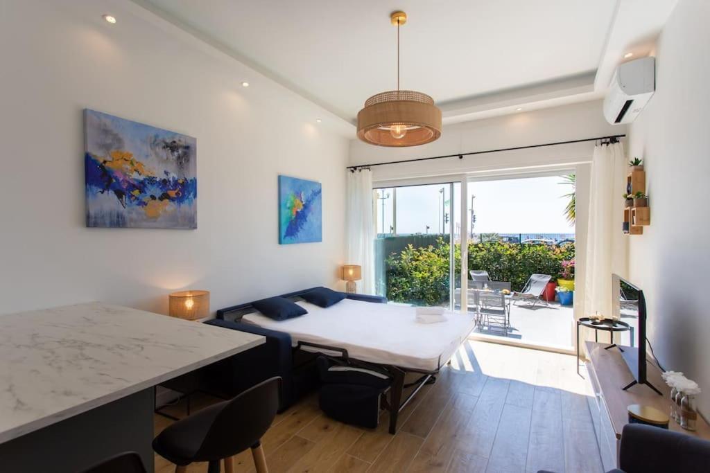 #43 Design Studio Terrace Ac Wifi Sea View 1Min Beach Nice Eksteriør bilde