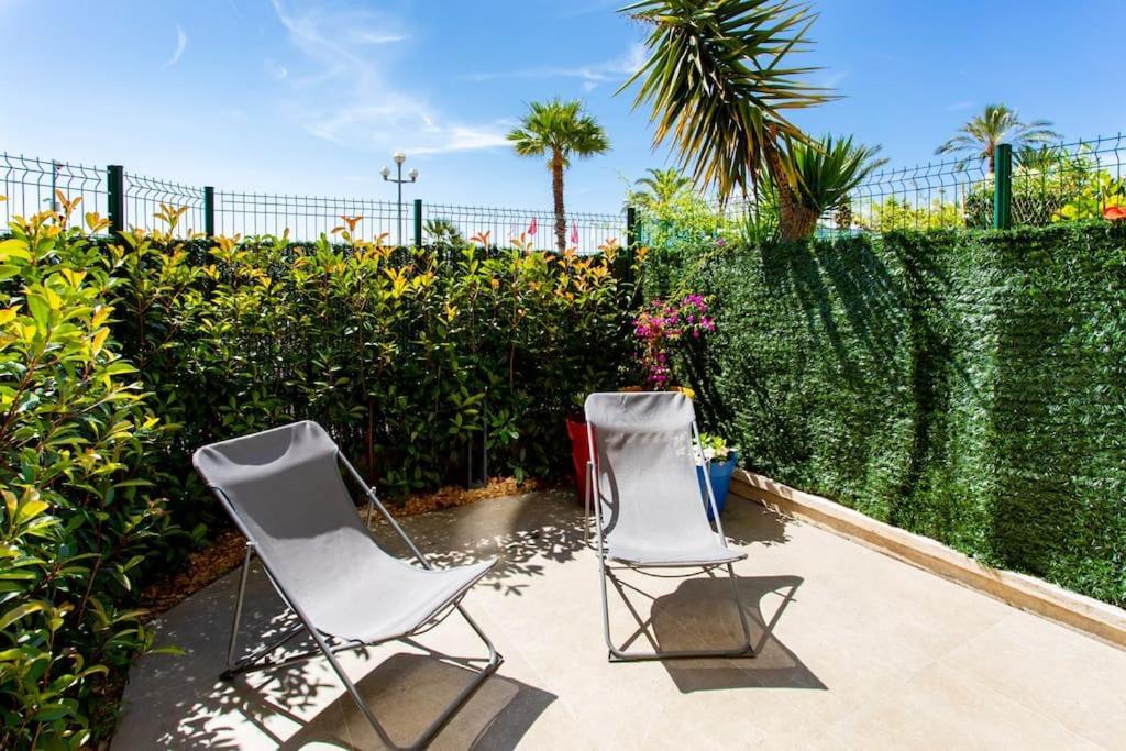 #43 Design Studio Terrace Ac Wifi Sea View 1Min Beach Nice Eksteriør bilde