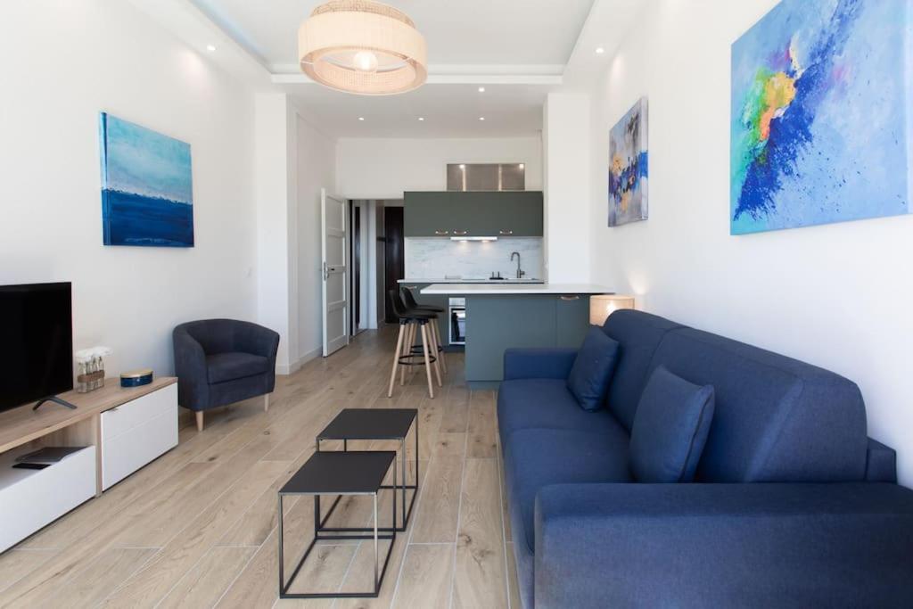 #43 Design Studio Terrace Ac Wifi Sea View 1Min Beach Nice Eksteriør bilde
